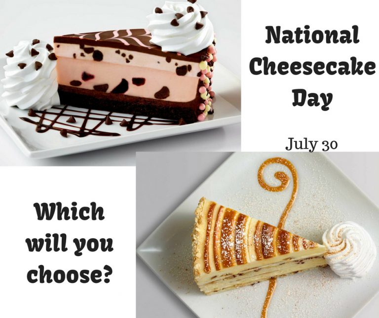 National Cheesecake Day July 30 - www.thisautoimmunelife.com