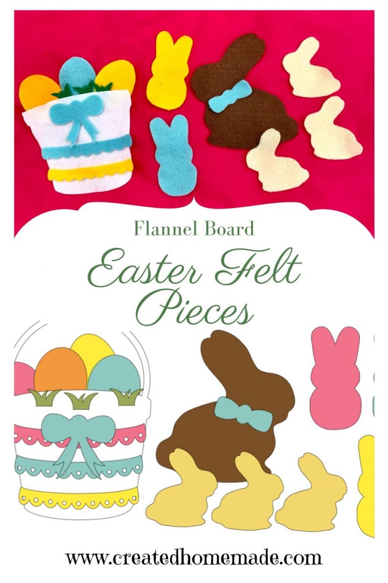 Flannel Board Easter Felt Pieces from www.thisautoimmunelife.com #Cricut #Easter #FlannelBoard