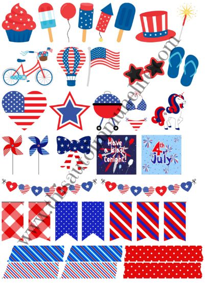 Patriotic Stickers 2019 from www.thisautoimmunelife.com #4thofJuly #patriotic #stickers